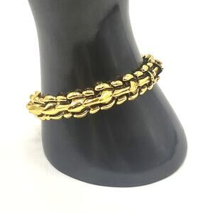 Stainless Gold Dragon Jointed Chain Bracelet Clasp Anniversary birthday Gift NEW